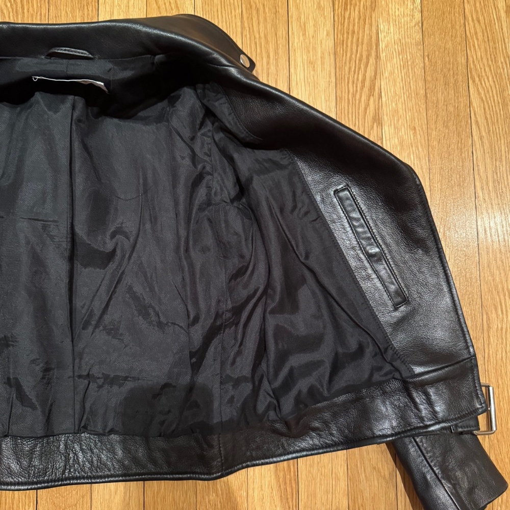 ACNE STUDIOS Belted Leather Jacket - Picture 13 of 16